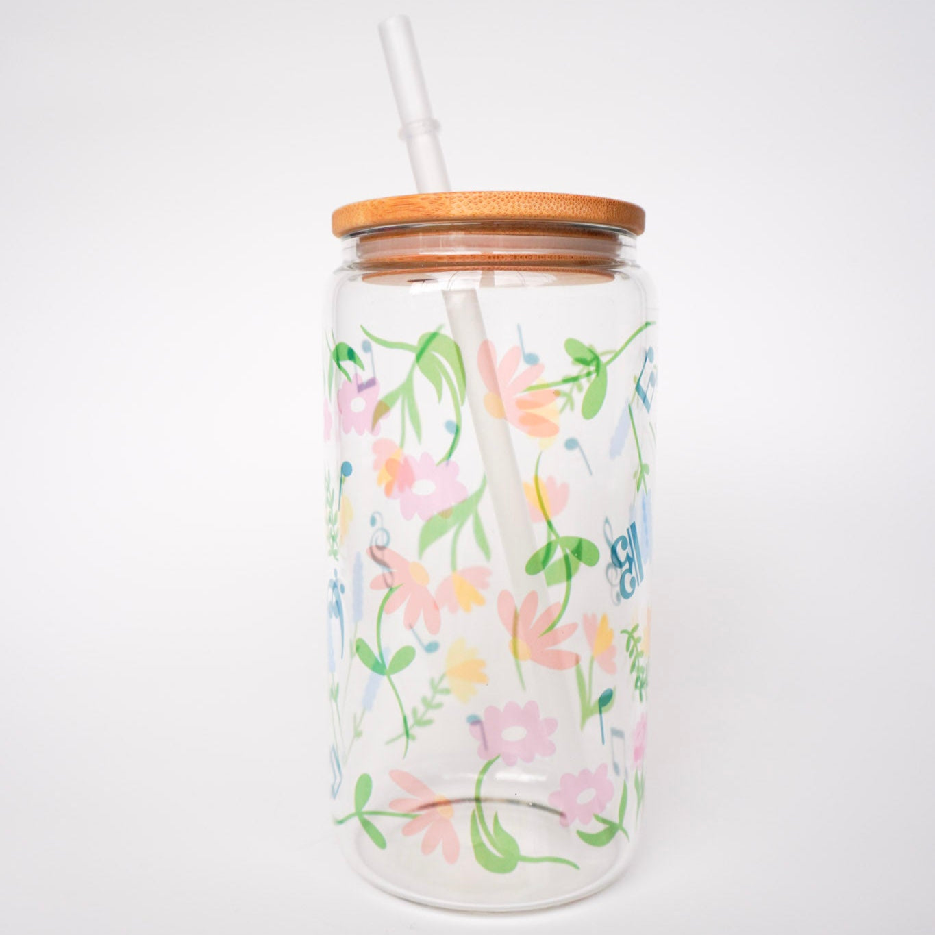 wildflower musical coffee glass
