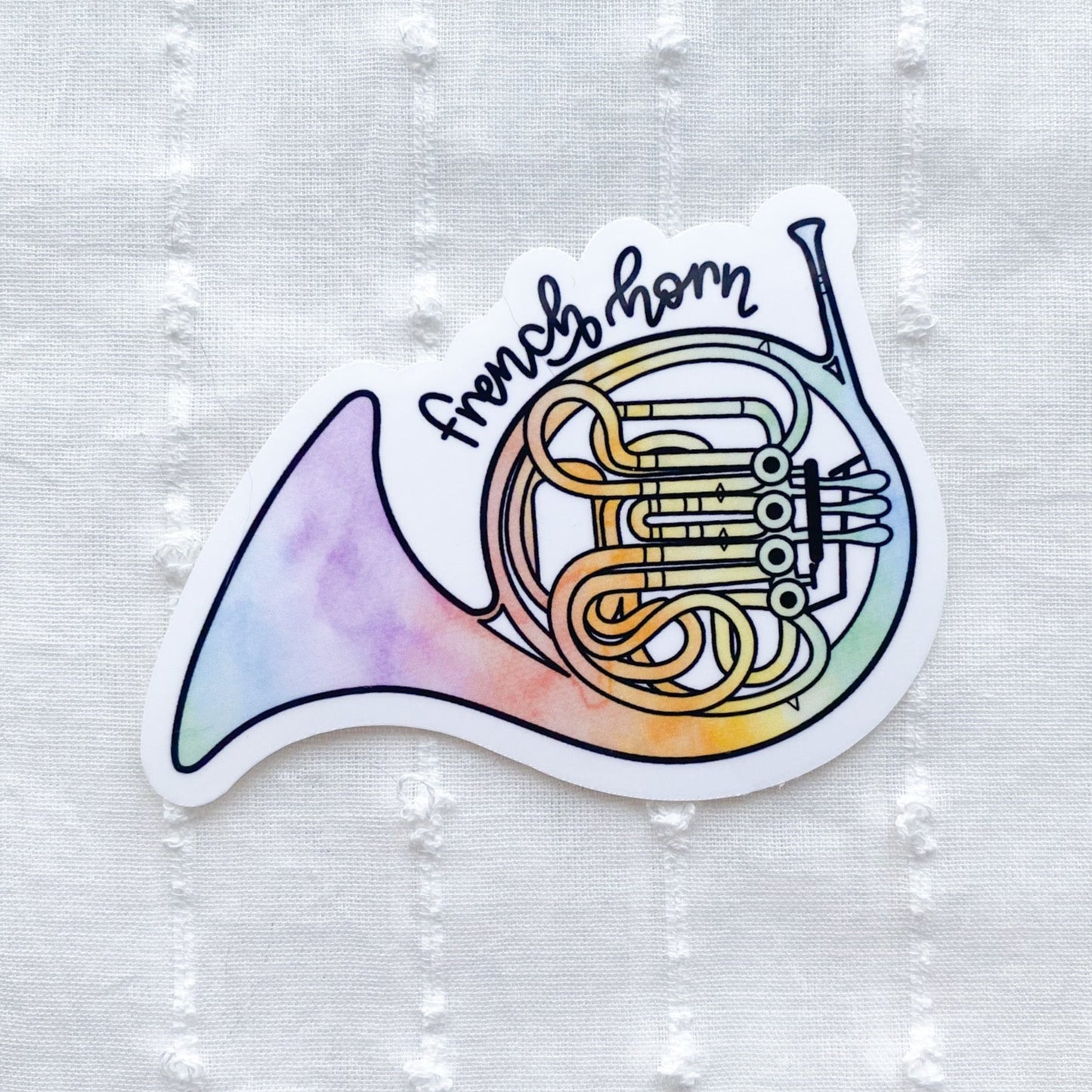 French Horn Sticker