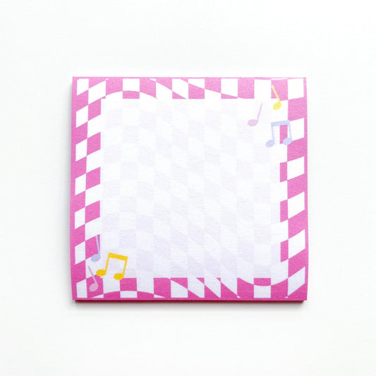 Pink Musical Sticky Notes