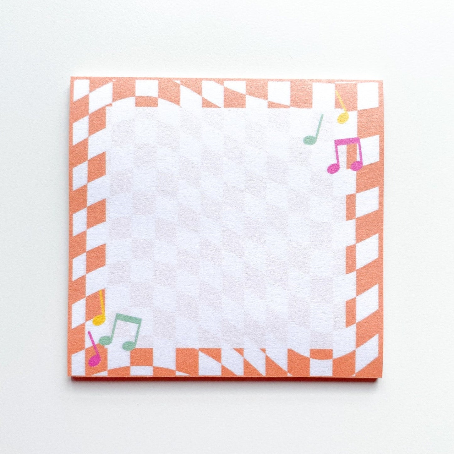 Orange Musical Sticky Notes