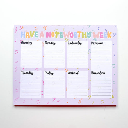 Have a Noteworthy Week Weekly Planner