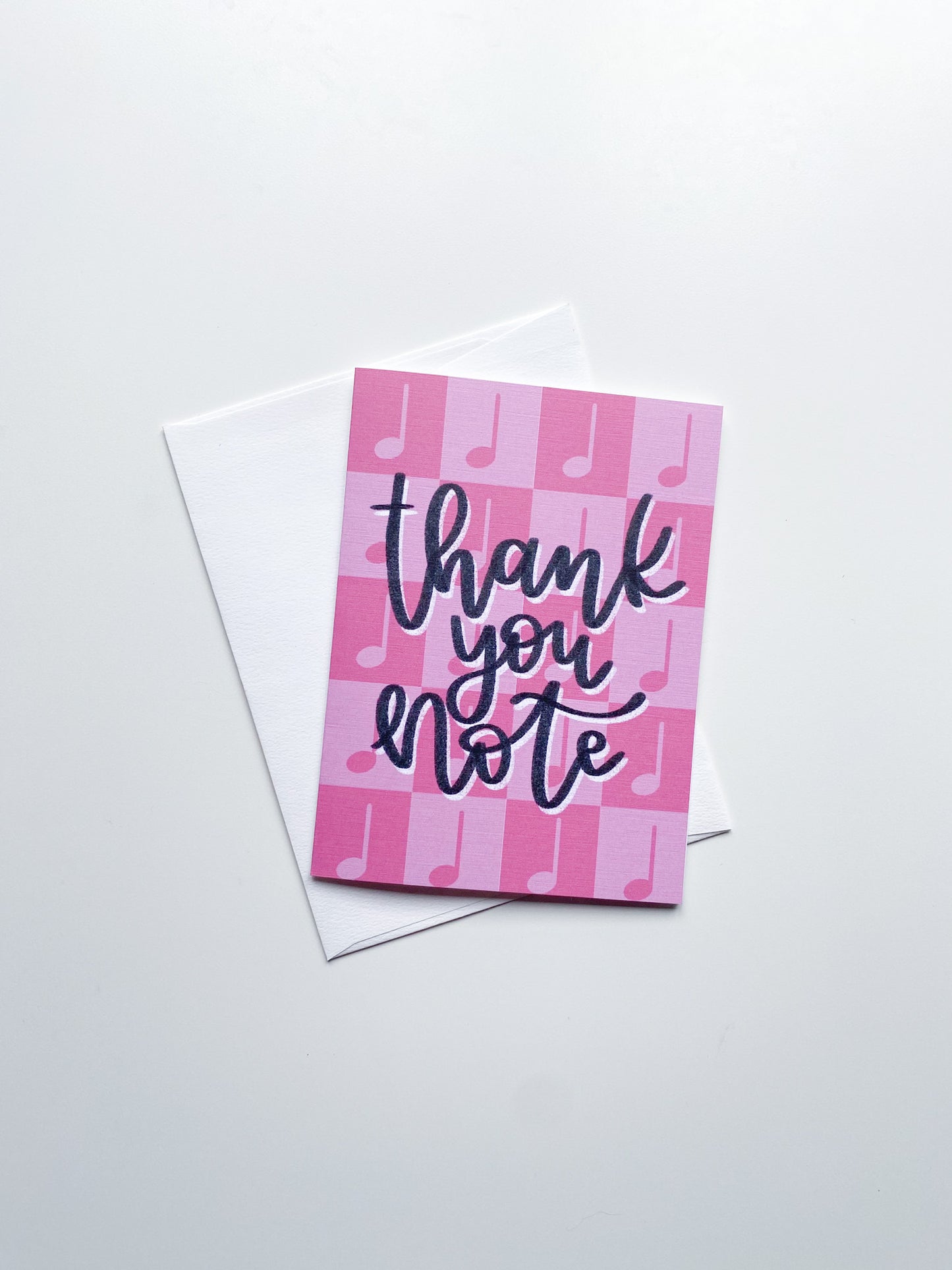 Music Thank You Note Card