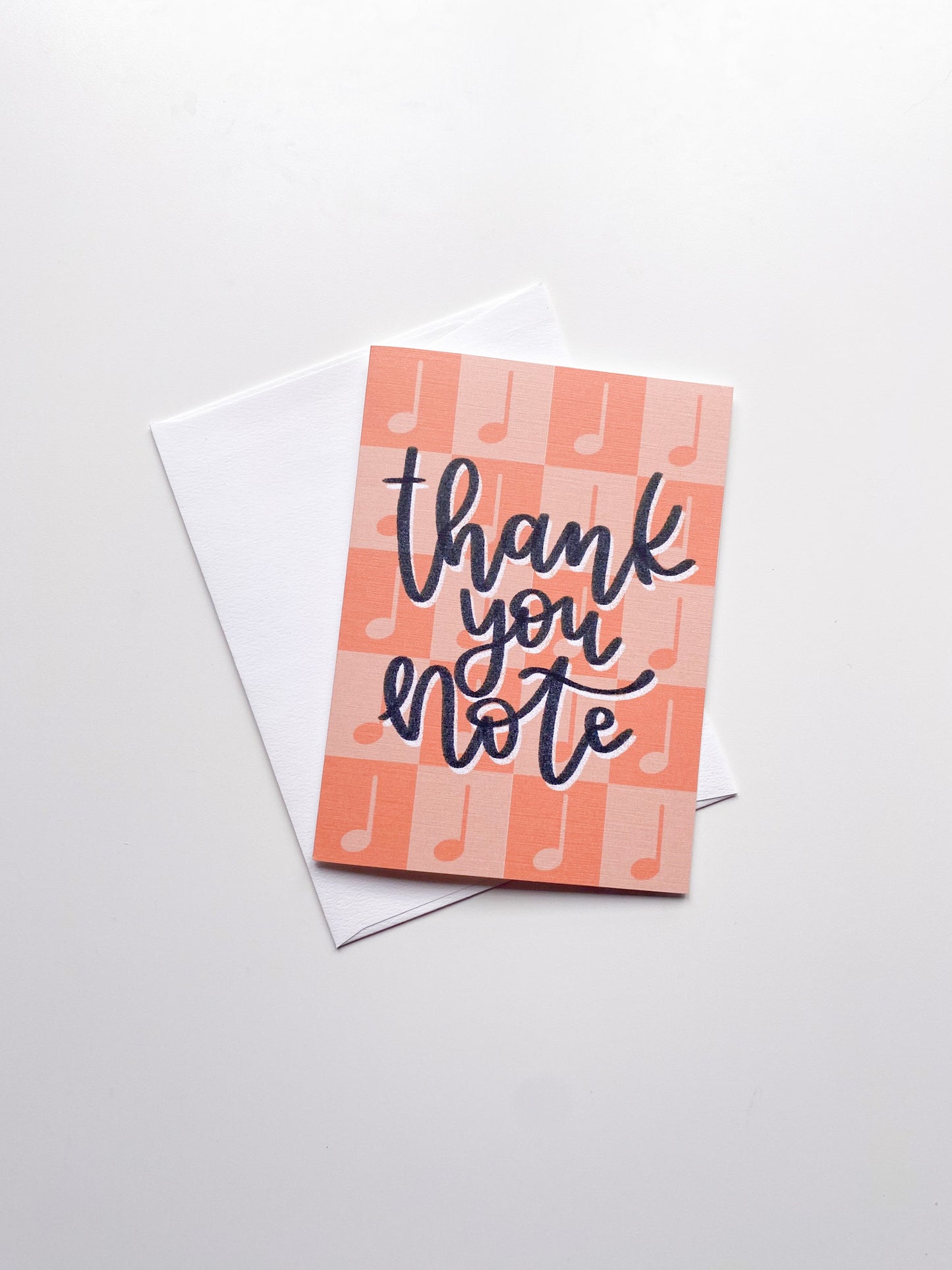 Music Thank You Note Card