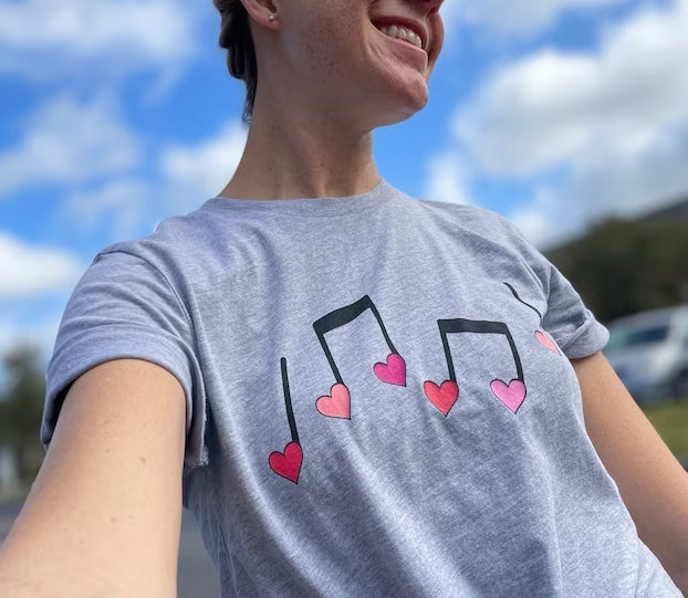 valentines music teacher shirt customer photo