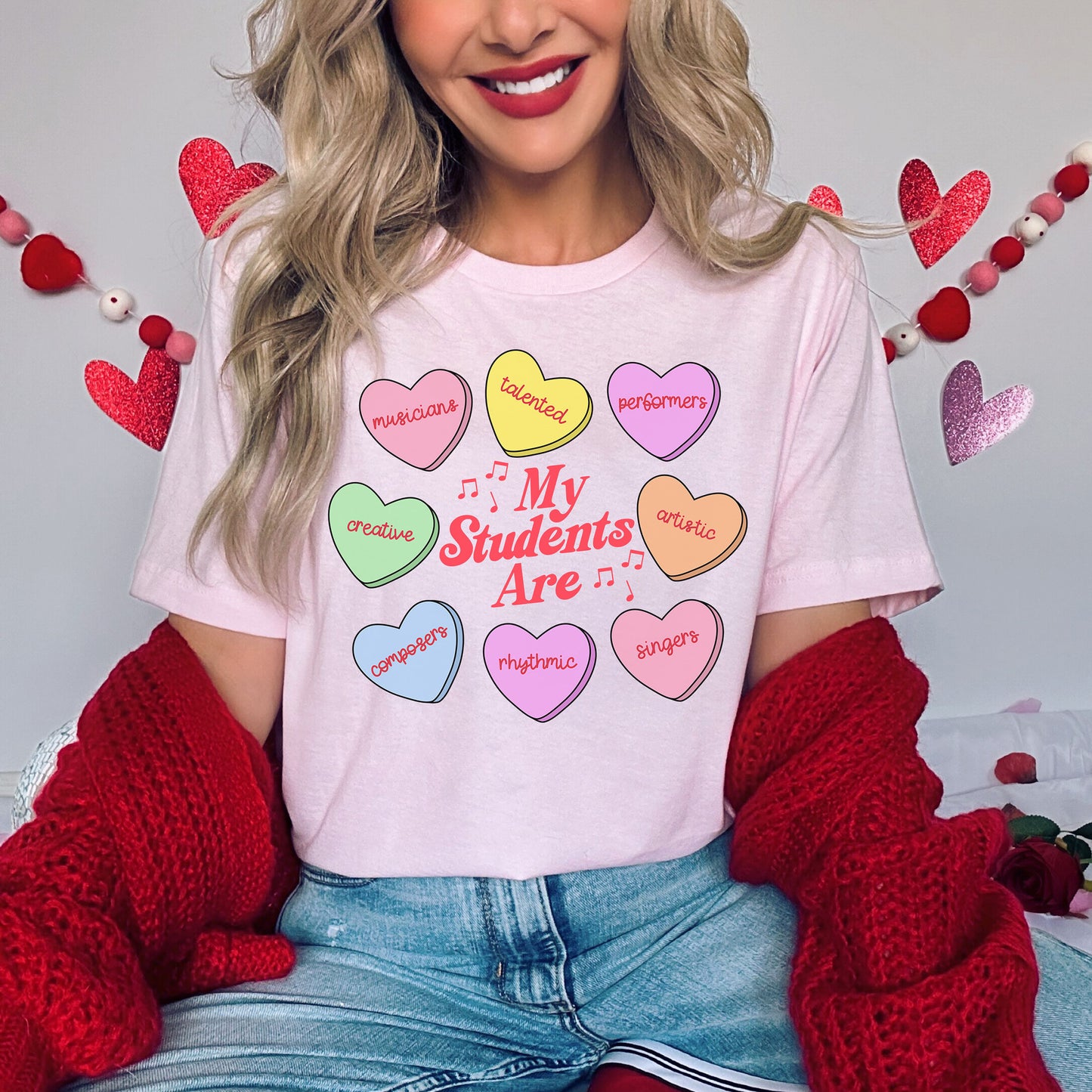 valentine's music teacher shirt