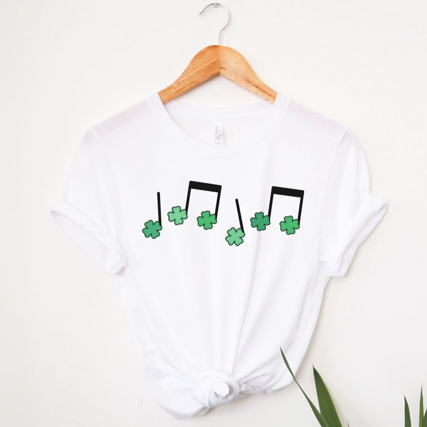 Seconds- Shamrock Music Notes- Heather Gray L