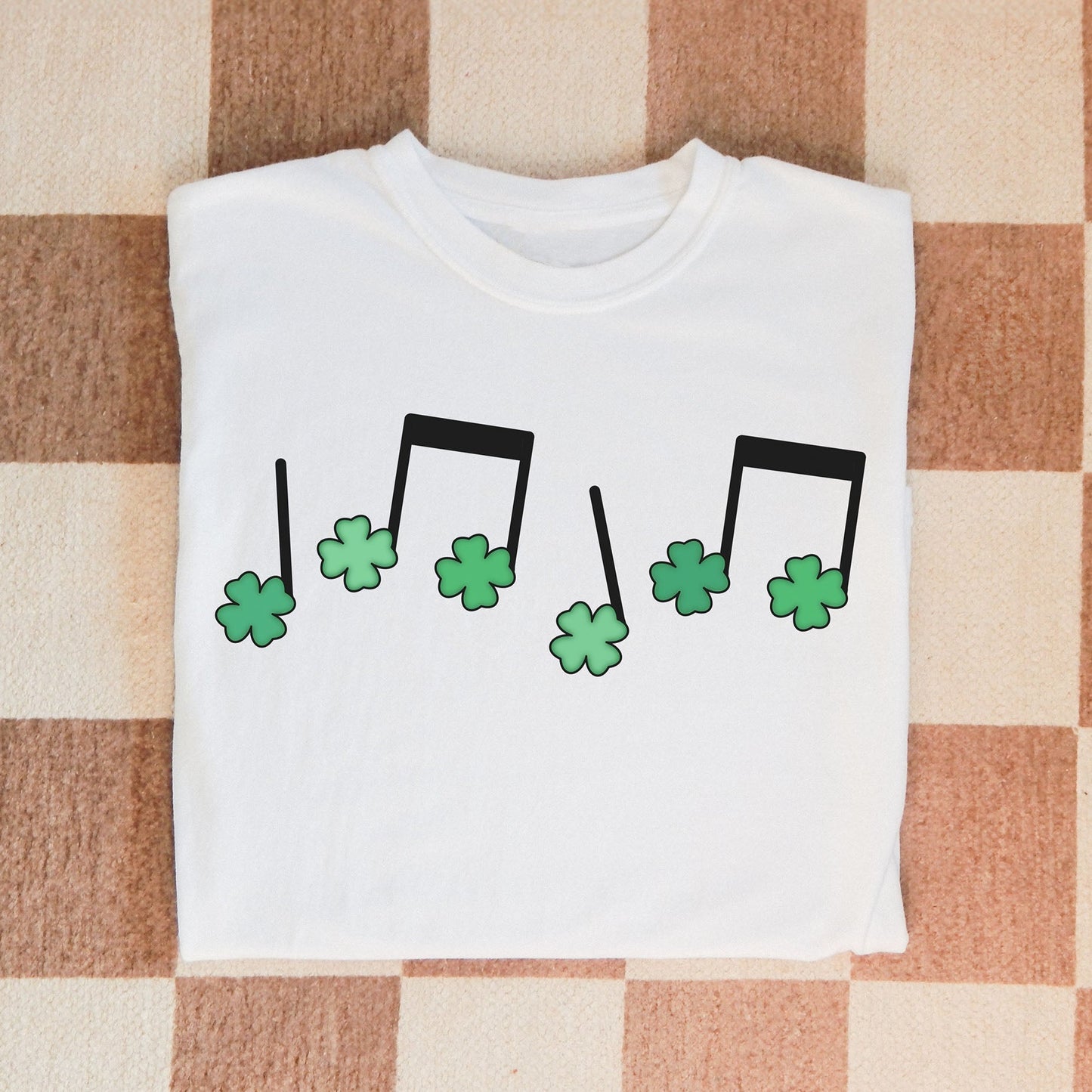Shamrock Music Notes T-shirt