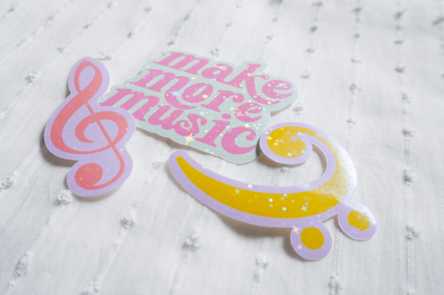 sparkling music stickers
