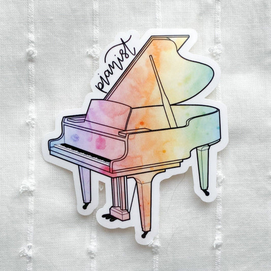 piano sticker
