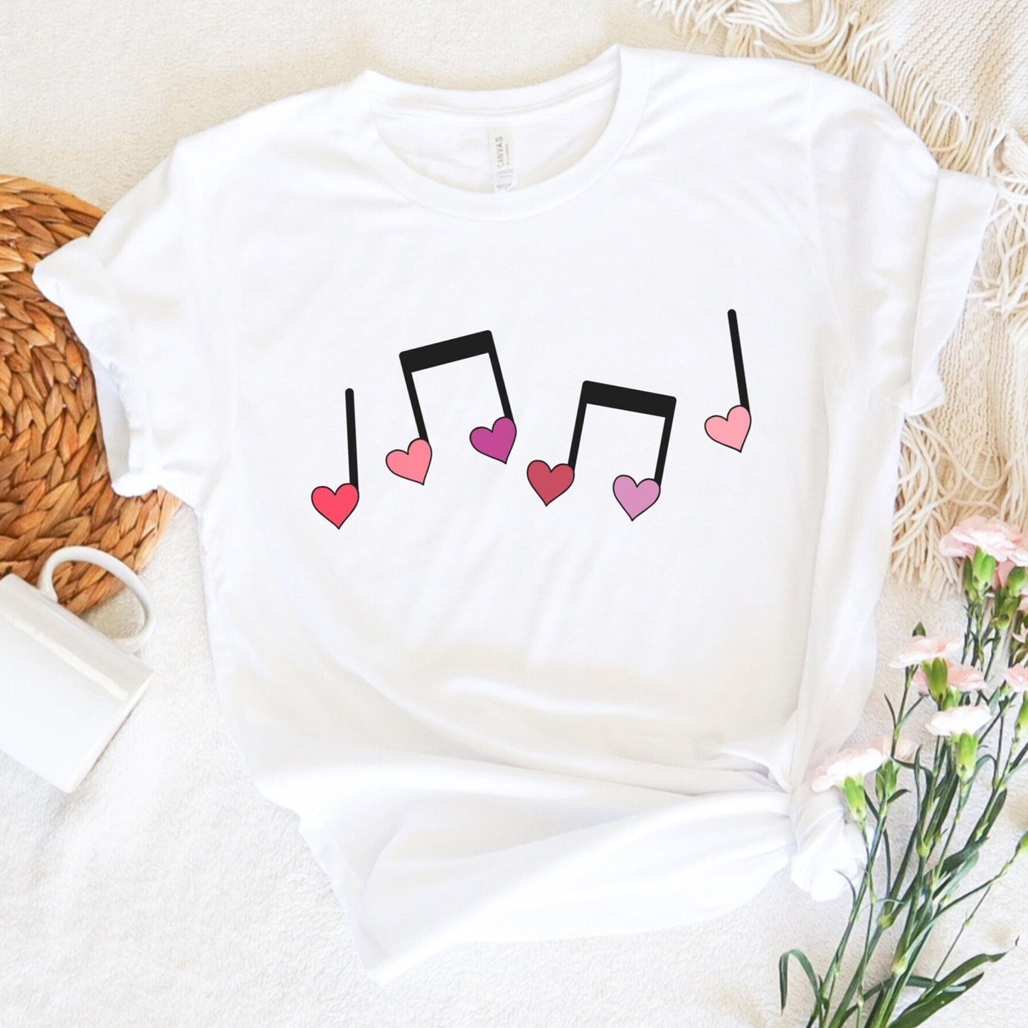 valentines music shirt