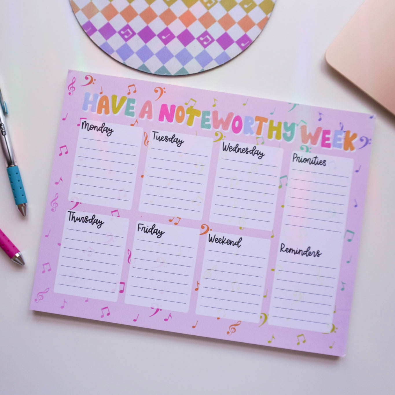Have a Noteworthy Week Weekly Planner