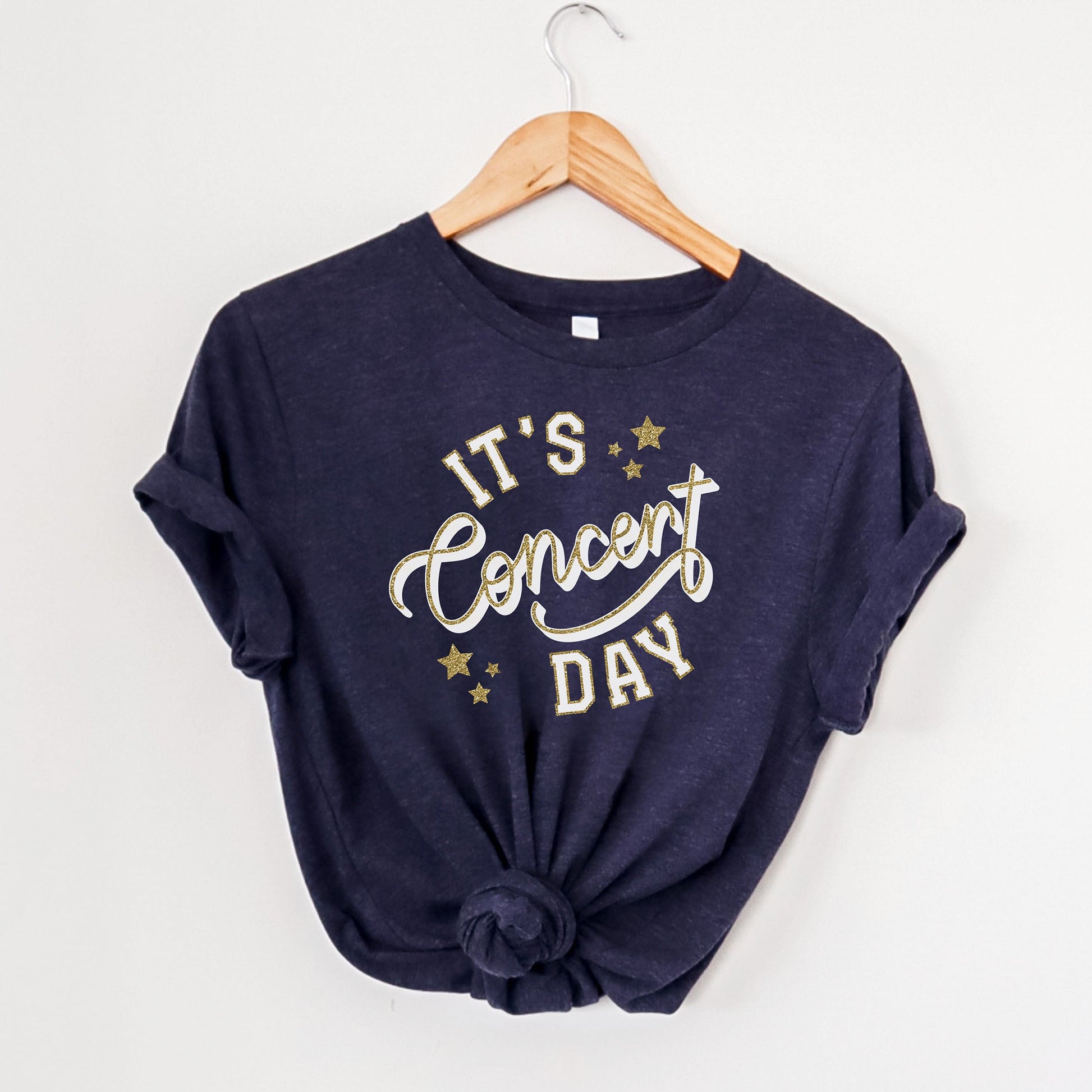 Concert Day shirt. Navy shirt