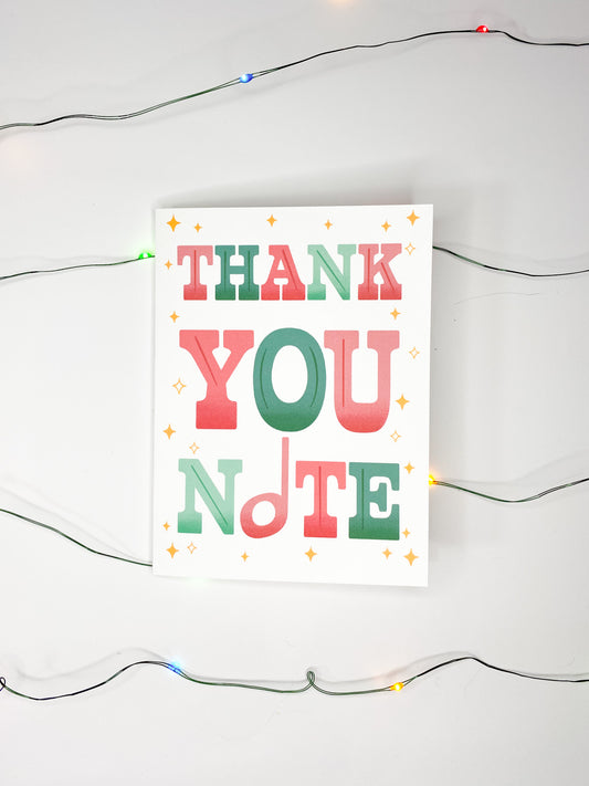 music teacher thank you note card