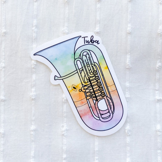 Tuba Sticker