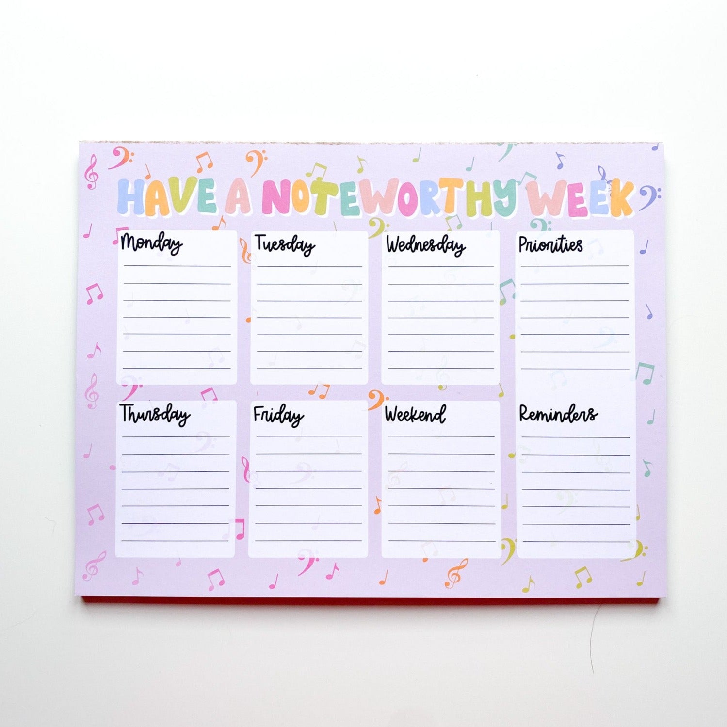 Have a Noteworthy Week Weekly Planner