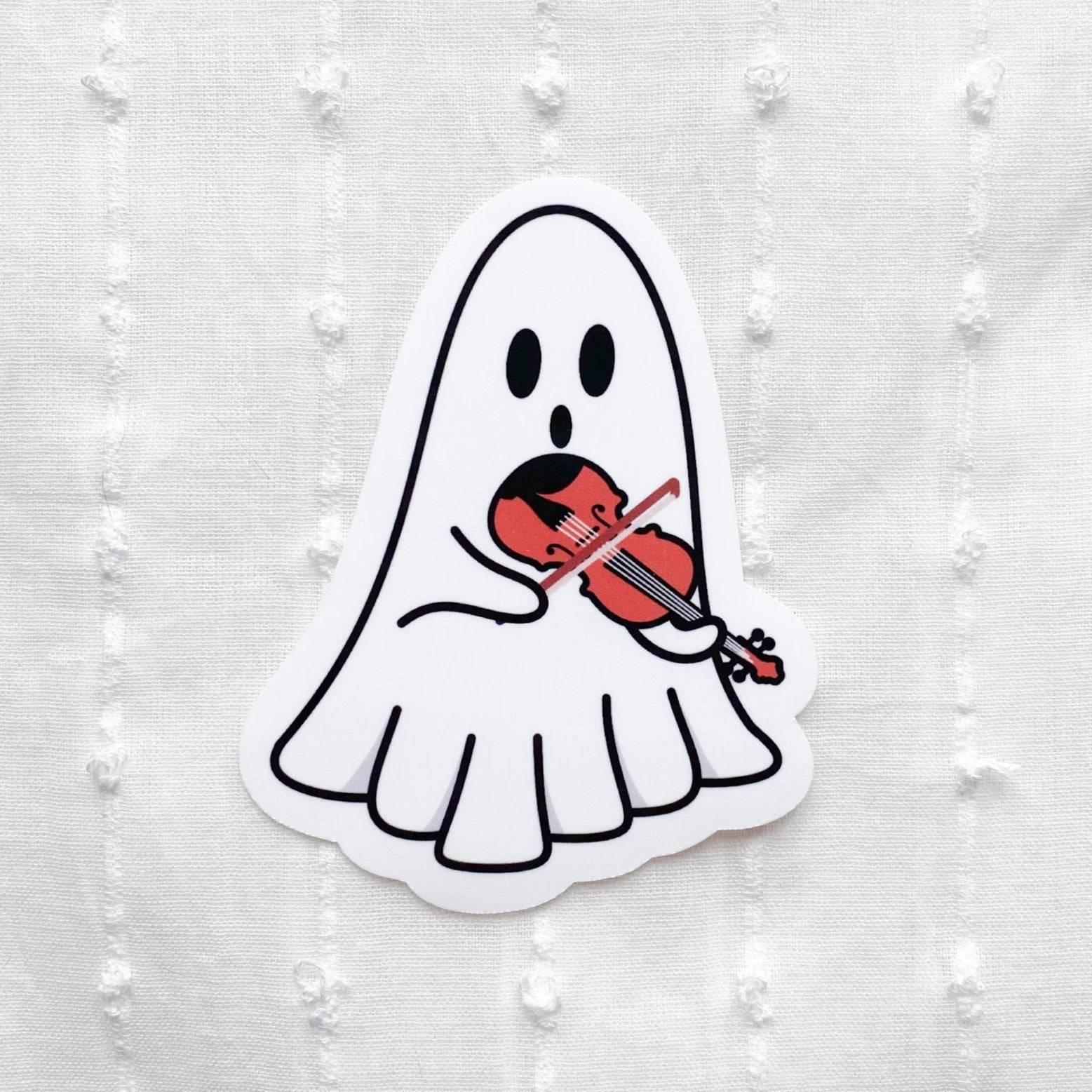 ghost violinist sticker