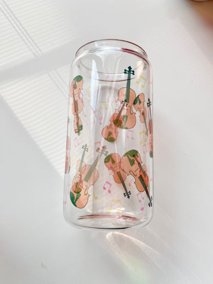 Seconds- Violin & Viola Iced Coffee Glass