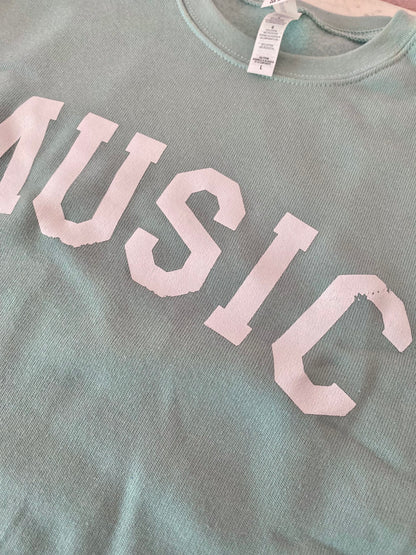Seconds- Music Crewneck Sweatshirt- Large