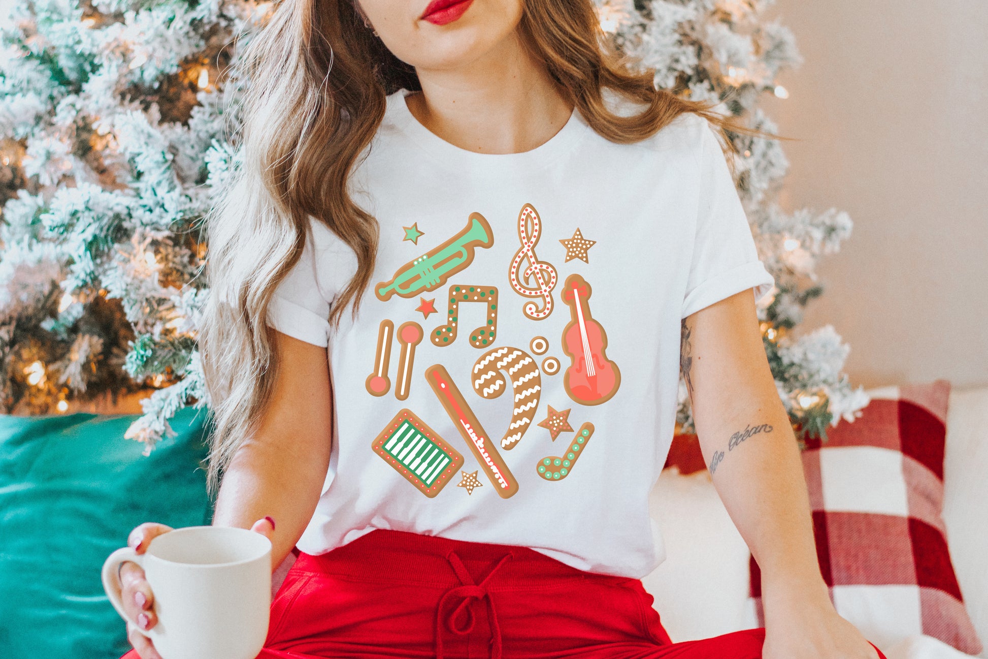 christmas music teacher shirt