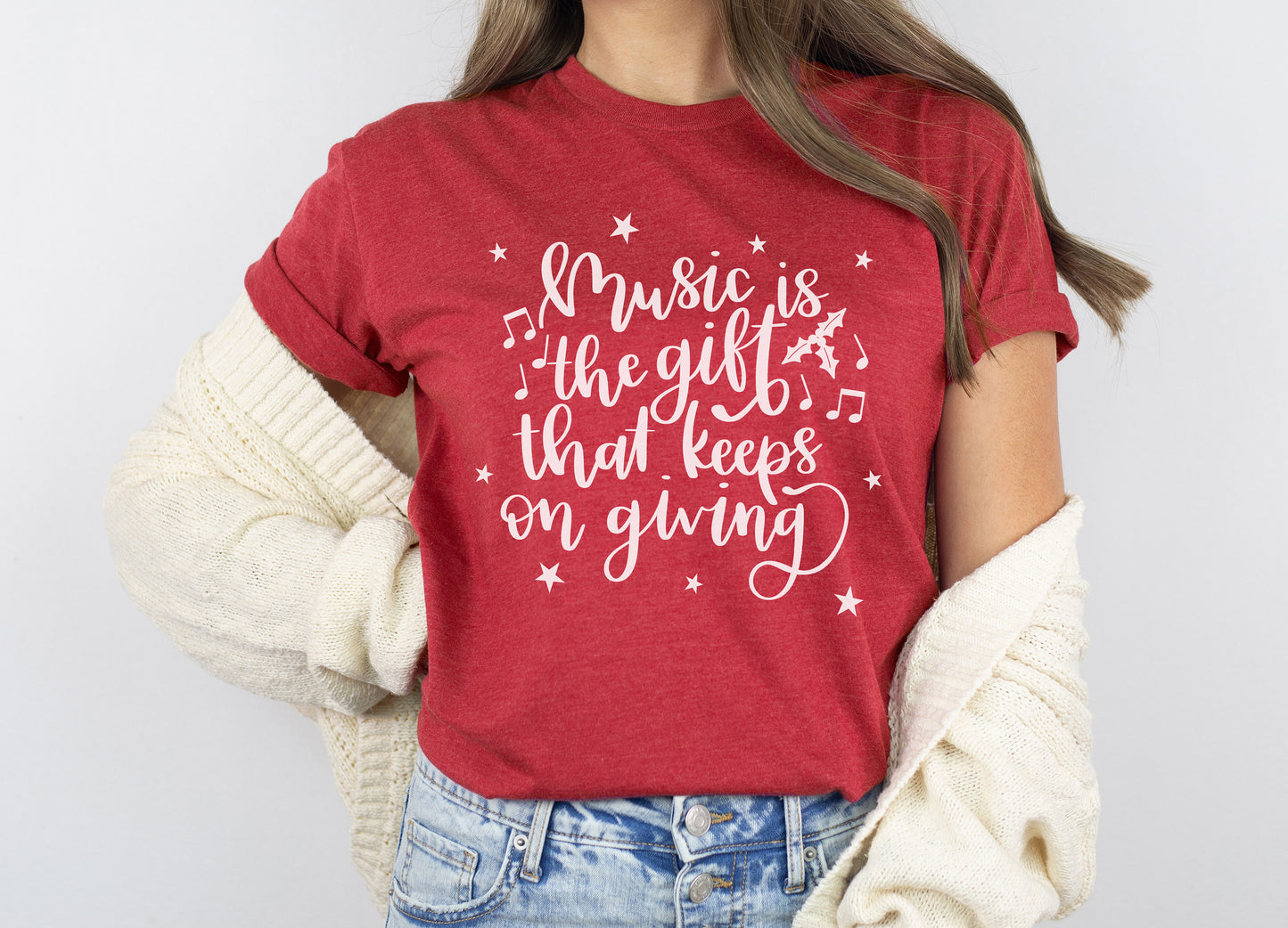 Holiday music teacher shirt