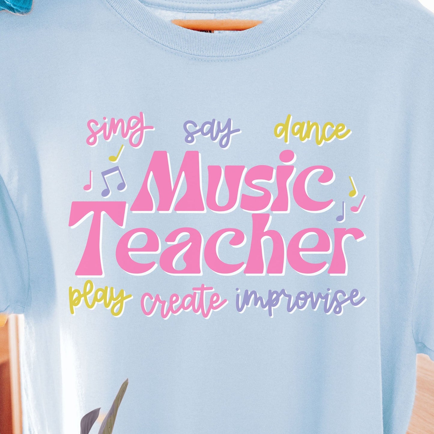 Music Teacher Retro T-Shirt