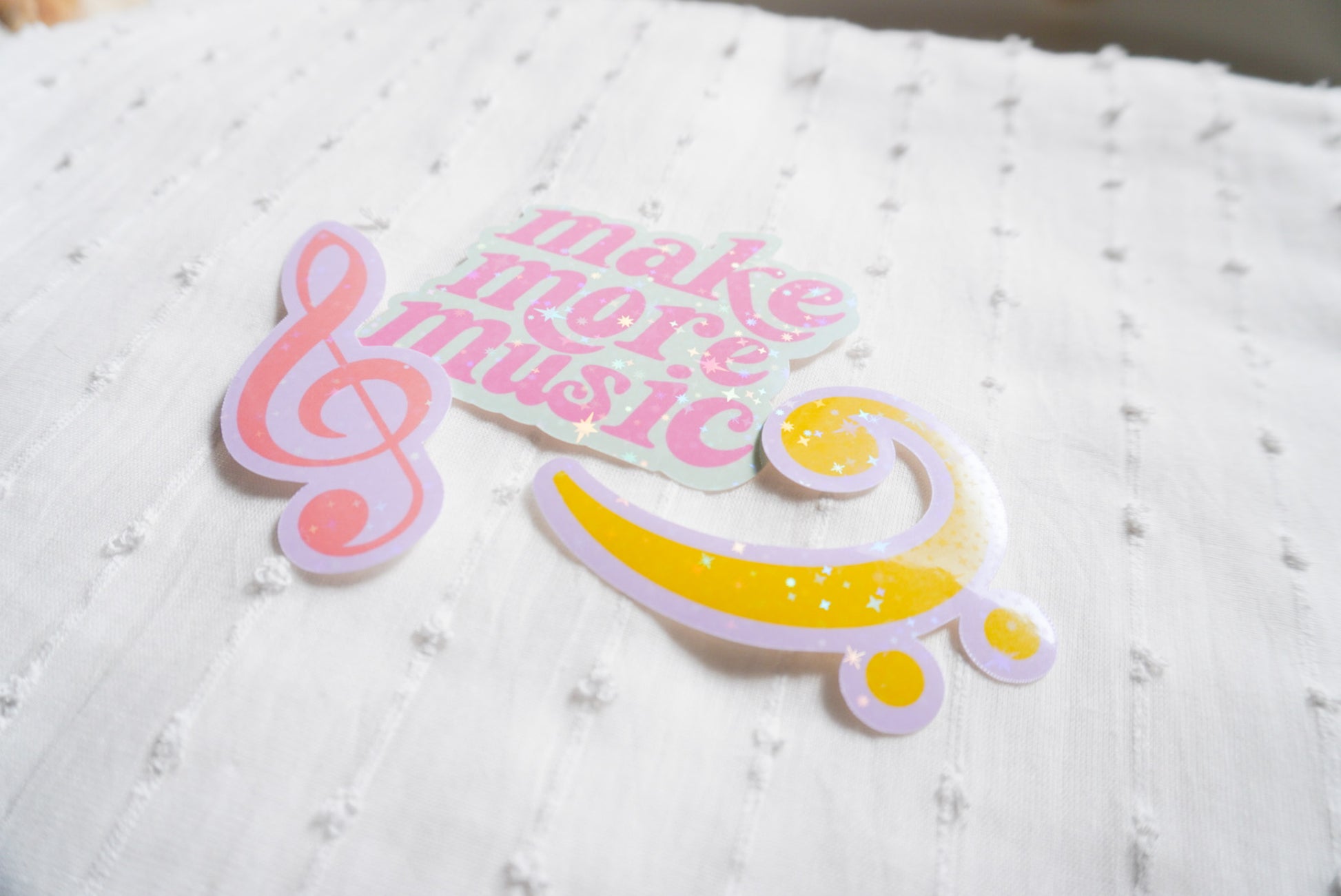 sparkling music stickers