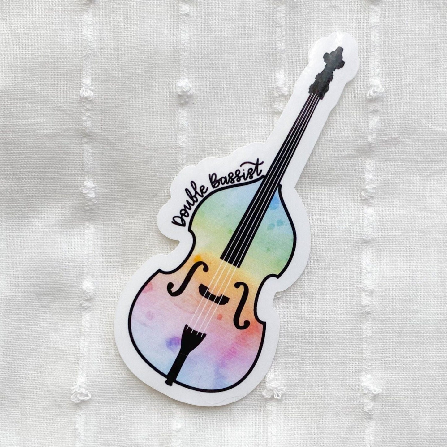 double bass sticker