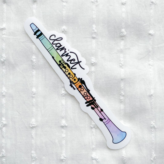 clarinet sticker