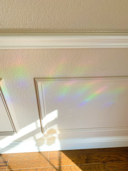 You are a Rainbow of Possibilities Suncatcher Sticker