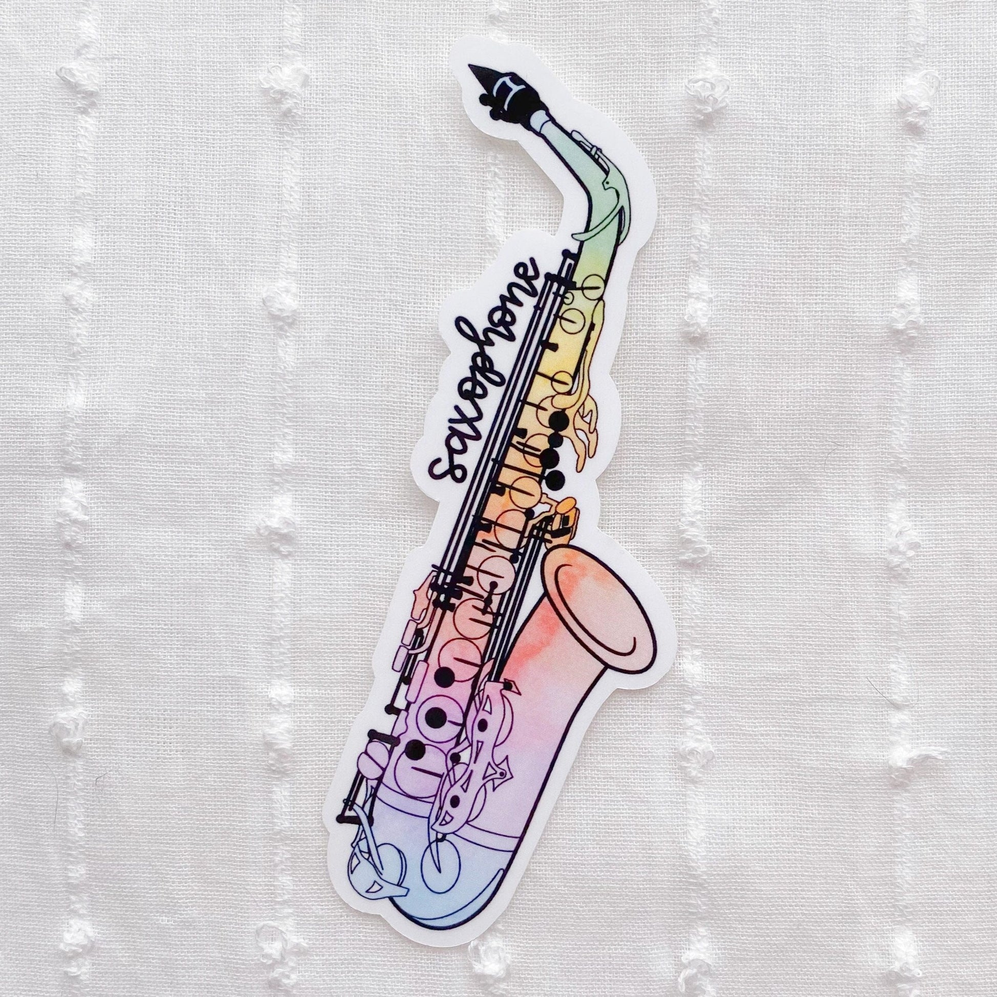 saxophone sticker